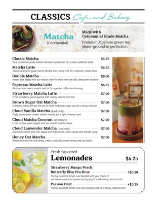 Menu photo 6 Classics Cafe & Flower Shop Cypress, CA Menu photo 6 Classics Cafe & Flower Shop Cypress, CA