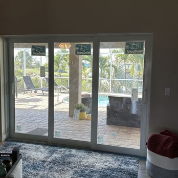 Florida Window Geeks - new lanai doors- installed by Eric and Teddy for Florida Window Geeks - Windows Installation Near Me - Cape Coral, Florida