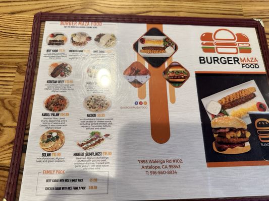 Menu photo 5 Burger Maza Food Antelope, CA