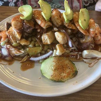 Mariscos El Governador - Tostada Embarazada - Mexican Near Me - Anaheim, California