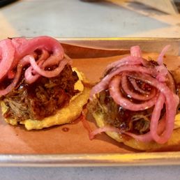 Pulled Pork Tostones Pulled Pork Tostones