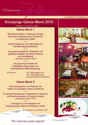 Menu photo 3 Schürers Restaurant Tafelhaus Backnang, BW Menu photo 3 Schürers Restaurant Tafelhaus Backnang, BW