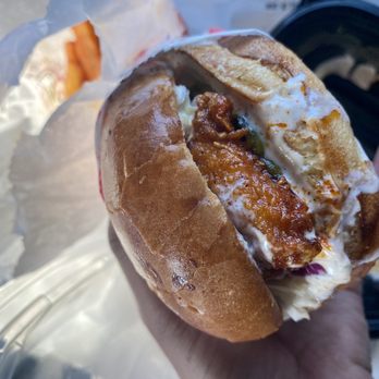 Fry The Coop - Nashville Chicken Sandwich (Medium Heat) - American Near Me - Tinley Park, Illinois