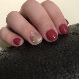 I told her I work in pediatrics and wanted short and nothing sharp that could hurt babies. Nailed it (pun intended)! I told her I work in pediatrics and wanted short and nothing sharp that could hurt babies. Nailed it (pun intended)!