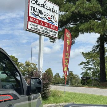 Blackwater Trading Post - Main sign on the street - Convenience Stores Near Me - Virginia Beach, Virginia