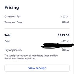 Dollar Car Rental - Expedia total