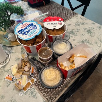 KFC - 12 Piece Chicken mix 16 Tenders  6 Biscuits 2 Mashed Potatoes & Gravy 1 Mac & Cheese - Fast Food Near Me - Mustang, Oklahoma