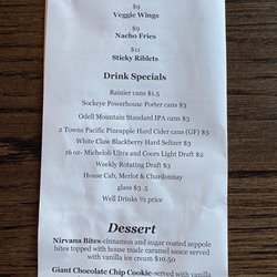 Gramercy Park Pub And Grill - Happy Hour menu as of November 2025