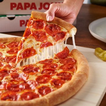 Papa Johns Pizza - a slice of pepperoni pizza - Pizza Near Me - Aurora, Ontario Papa Johns Pizza - a slice of pepperoni pizza - Pizza Near Me - Aurora, Ontario
