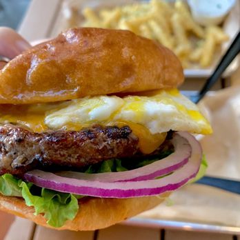 American Grub - Classic cheeseburger with egg - Burgers Near Me - Tustin, California