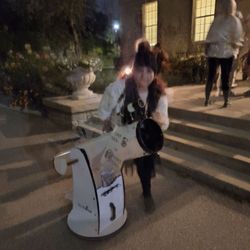 Richmond Hill David Dunlop Observatory - Out on the lawn for a telescope lesson