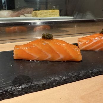 K’s Bistro - Sake with caviar was beautiful and delicious - Sushi Bars Near Me - Costa Mesa, California
