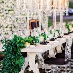 Parties A' La Carte - A stunning tables cape design for a reception!