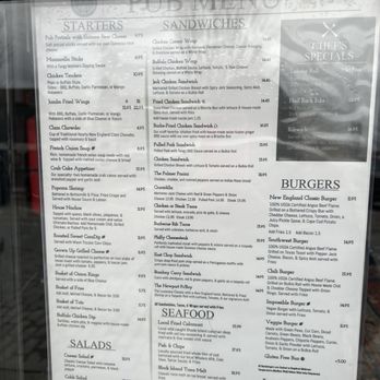 One Pelham East - Menu April 2025 - Music Venues Near Me - Newport, Rhode Island