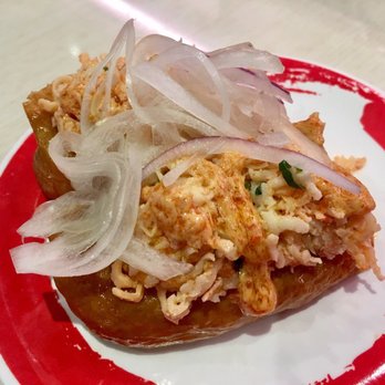 Genki Sushi - Spicy Imitation Crab Bomb - Sushi Bars Near Me - Waipahu, Hawaii Genki Sushi - Spicy Imitation Crab Bomb - Sushi Bars Near Me - Waipahu, Hawaii