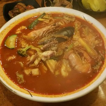 Sura - Jjam pong. Seafood noodle soup. - Korean Near Me - Oxnard, California
