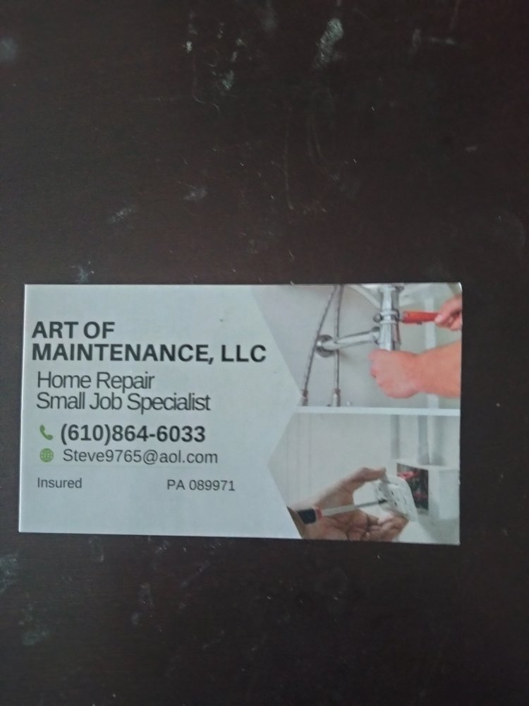 Slide of Art of Maintenance