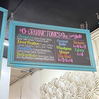 Glowing - Menu - Health Markets Near Me - Los Angeles, California