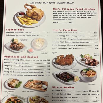 Max’s Restaurant - Jacksonville - Menu - Filipino Near Me - Jacksonville, Florida Max’s Restaurant - Jacksonville - Menu - Filipino Near Me - Jacksonville, Florida