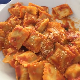 Tortellini with Pomidoro,  their place is great.  Portions big enough to share
