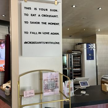Love Croissants - front counter - Bakeries Near Me - Houston, Texas