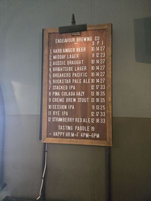 Menu photo 3 The Endeavour Tap Rooms Sydney, NSW