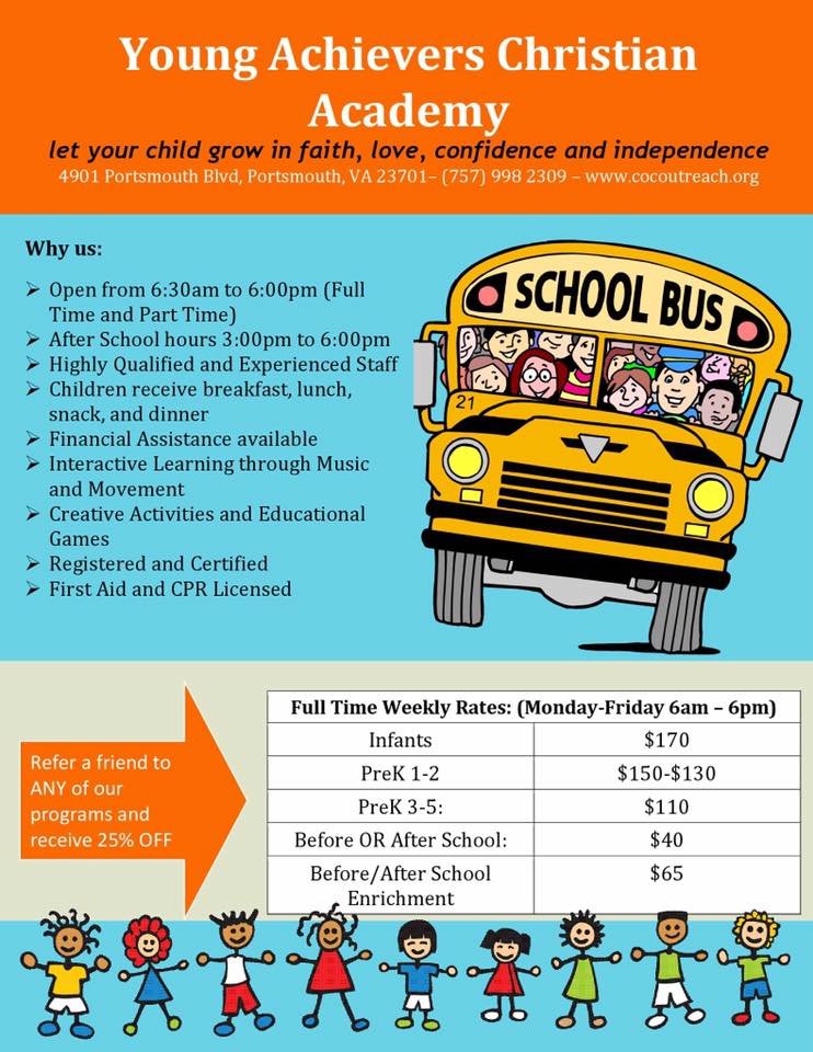 Young Achievers Christian Academ - childcare center in Portsmouth, VA