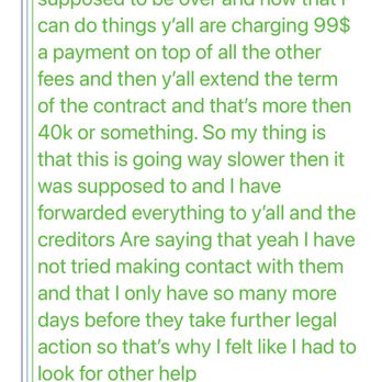 Creditors Relief - This is a conversation of them telling me they are keeping my 10k dollars cuz they made a few phone calls - Debt Relief Services Near Me - Englewood Cliffs, New Jersey Creditors Relief - This is a conversation of them telling me they are keeping my 10k dollars cuz they made a few phone calls - Debt Relief Services Near Me - Englewood Cliffs, New Jersey