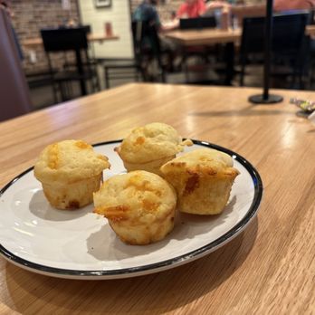 Jim 'N Nick's Bar-B-Q - Cheesy cornbread muffin - Barbeque Near Me - Hickory, North Carolina