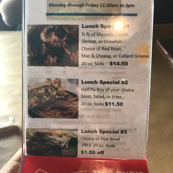 Backyard Bayou - Lunch specials! - Cajun/Creole Near Me - Union City, California