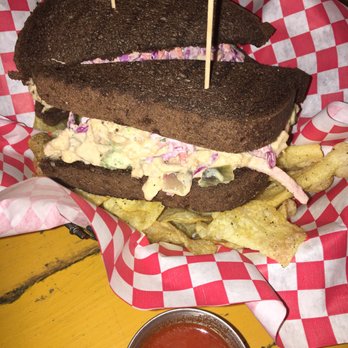 Lucy's Fried Chicken - Chicken Salad sandwich - New American Near Me - Austin, Texas Lucy's Fried Chicken - Chicken Salad sandwich - New American Near Me - Austin, Texas