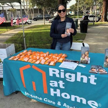 Right at Home - An honor to be invited by City Hall to be the only information table for home care services for Veterans day ! - Home Health Care Near Me - Cypress, California Right at Home - An honor to be invited by City Hall to be the only information table for home care services for Veterans day ! - Home Health Care Near Me - Cypress, California