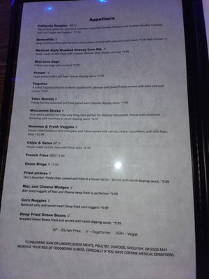 Menu photo 4 Doc's Watering Hole Sierra Vista, AZ Menu photo 4 Doc's Watering Hole Sierra Vista, AZ