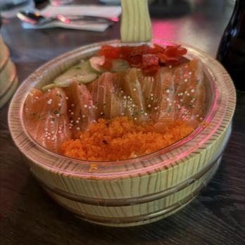 Izakaya Ichie - Salmon & Masago Don - Sushi Bars Near Me - Buena Park, California Izakaya Ichie - Salmon & Masago Don - Sushi Bars Near Me - Buena Park, California