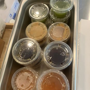Goi Vietnamese Eats - Nuoc Cham fsauce very good - Peanut sauce 8/10 i make it better. BUT the green hot sauce was 20/10 - Vietnamese Near Me - Los Angeles, California