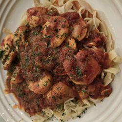 Spicy Alex's special with shrimp