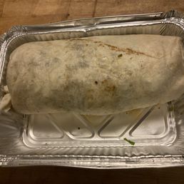 Shrimp burrito