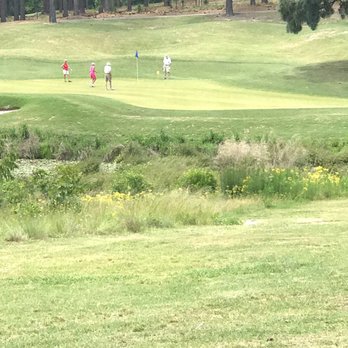 Legacy Golf Links - Par 3 hole number 9, it was 125 yards over a small swamp. - Golf Near Me - Aberdeen, North Carolina