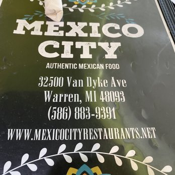 Mexico City Restaurant - Location - Mexican Near Me - Warren, Michigan