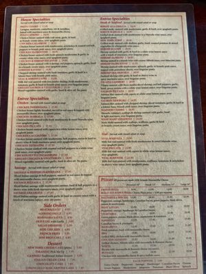 Menu photo 2 Pasta Bella Mason City, IA Menu photo 2 Pasta Bella Mason City, IA