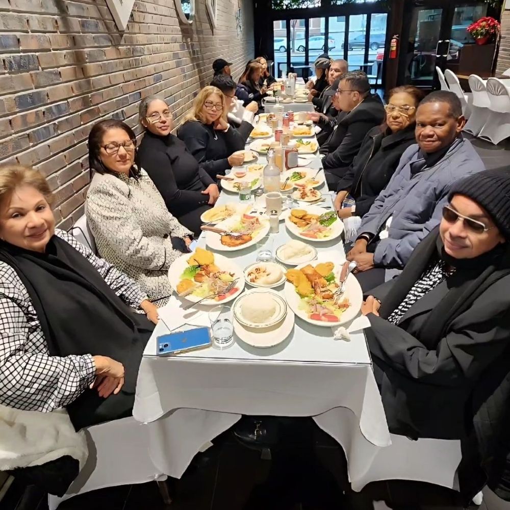 Panorama - Corn Cake with Cheese Steak with Onion & Green Plantains Grilled Chicken Breast Grilled Salmon with Seafood Grilled Salmon Rice with Beans - Spanish Near Me - Flushing, New York