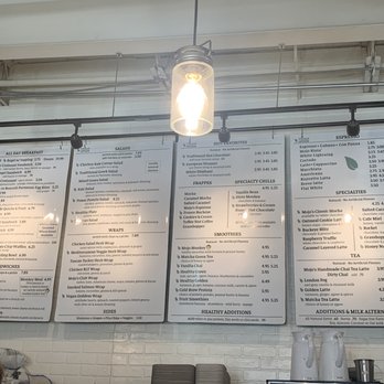Mojo's Coffee and More - Menu board - Coffee & Tea Near Me - Bay Village, Ohio