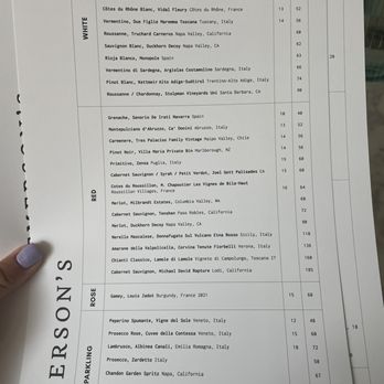 Emerson's - Drink menu - Cocktail Bars Near Me - Pittsburgh, Pennsylvania