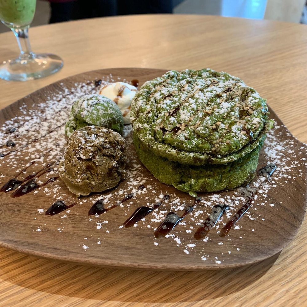 Tsujiri Richmond - Matcha soufflé pancake - Japanese Near Me - Richmond, British Columbia Tsujiri Richmond - Matcha soufflé pancake - Japanese Near Me - Richmond, British Columbia