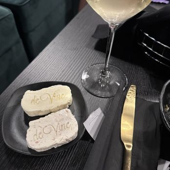 deVine Wine Lounge - The New Zealand Sav Blanc with the butter combo that comes with bread (not in pic) I chose the truffle and the lilikoi! - Wine Bars Near Me - Kihei, Hawaii deVine Wine Lounge - The New Zealand Sav Blanc with the butter combo that comes with bread (not in pic) I chose the truffle and the lilikoi! - Wine Bars Near Me - Kihei, Hawaii