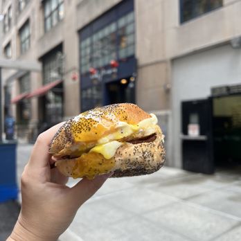 Daily Provisions - Union Square - Bacon Egg Sandwich - Cafes Near Me - New York, New York