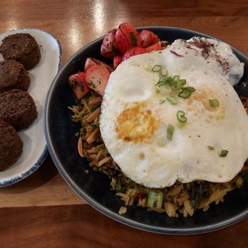 Unconventional Diner - Lebanese fried rice with falafel - Breakfast & Brunch Near Me - Washington, DC, District of Columbia Unconventional Diner - Lebanese fried rice with falafel - Breakfast & Brunch Near Me - Washington, DC, District of Columbia