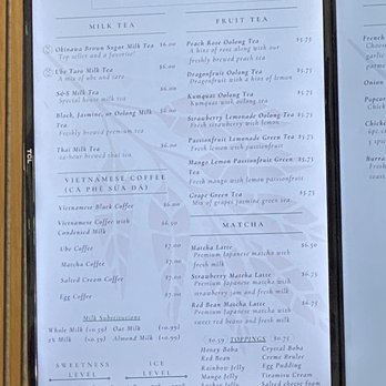 Sip & Savor - Drink menu - Bubble Tea Near Me - Hayward, California