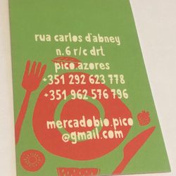 Mercado Bio - Visitenkarte (unten)
