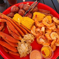 Don P’s Taste of the Bayou - snow crab and shrimp boil with added sausage